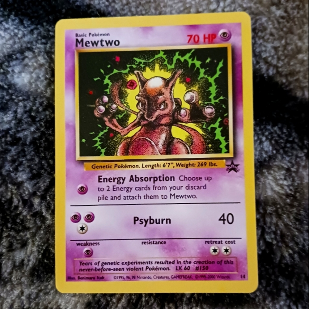 Mewtwo pokemon card